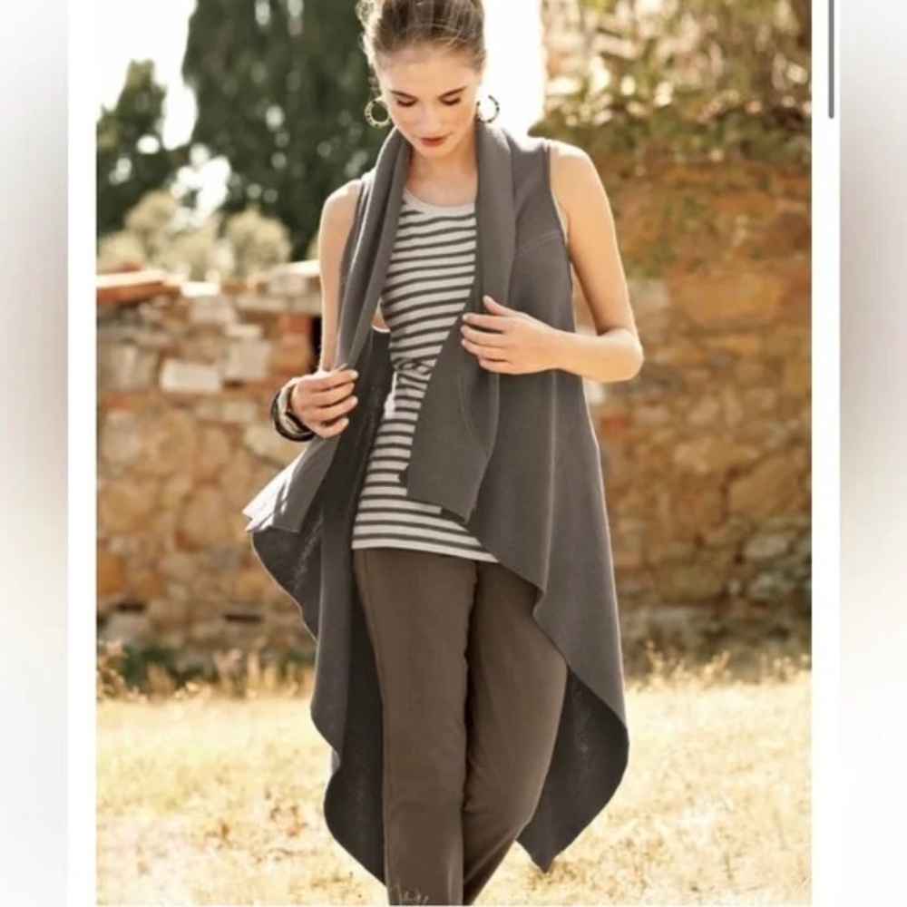 Taupe Peruvian Connection Cascading Pima Cotton V… - image 8